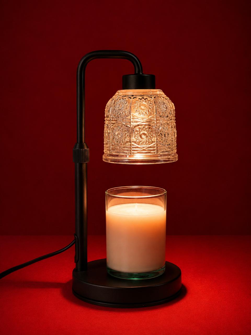 Lámpara calentadora de velas Vidrio Bohemia